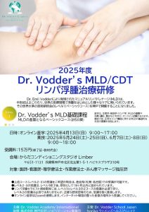 2025年度Dr. Vodder研修が始まりました。